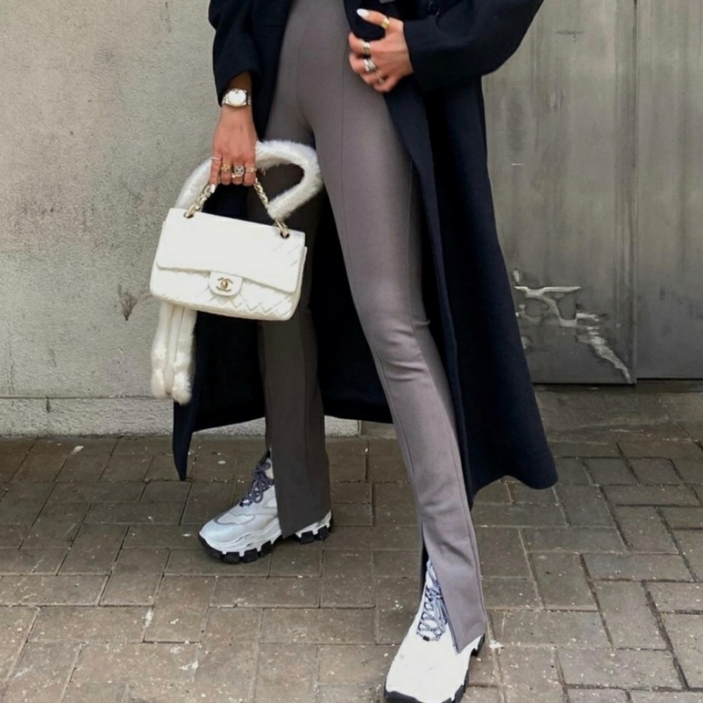 NWT ZARA | Ribbed Flared Leggings
